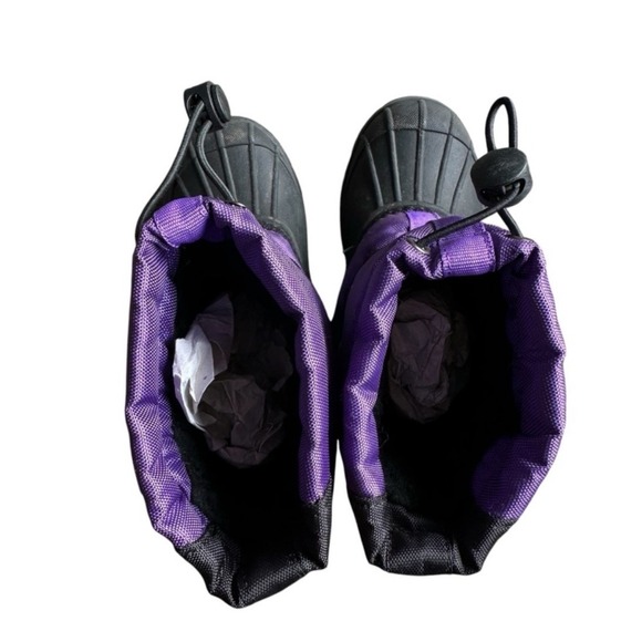 Arctix Kids Winter Snow Boots Shoes Purple Black Toddler 8 Waterproof Active - Picture 7 of 10